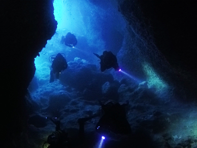 Tauchspot Arabica Höhle Mallorca - East Coast Divers Mallorca