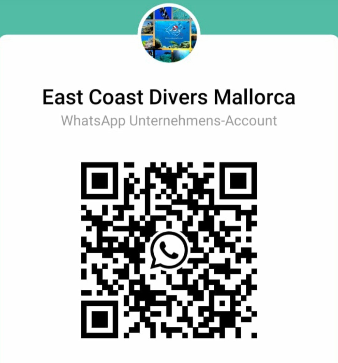 East Coast Divers Mallorca WhatsApp